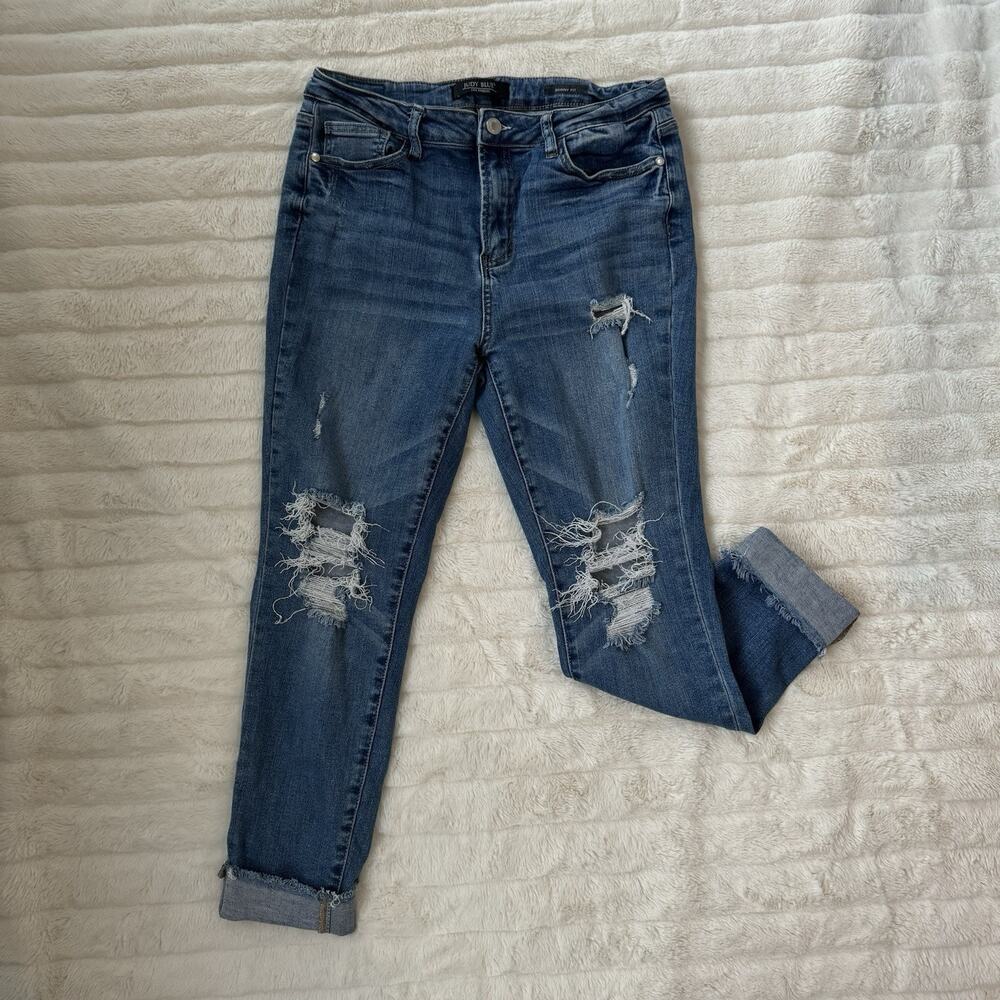 Judy Blue 11/30 Distressed Skinny Fit Jeans - Style JB8884